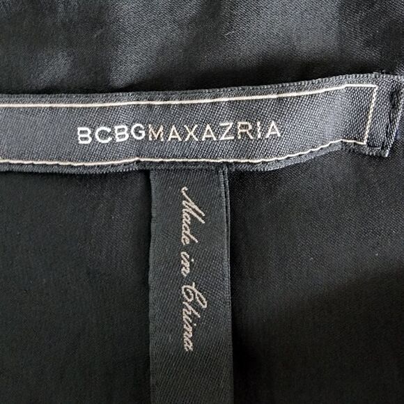BCBG MAXAZRIA TARIN WOMEN'S DRESS OVERSIZED PULL OVER BLACK SIZE SMALL - Picture 6 of 7